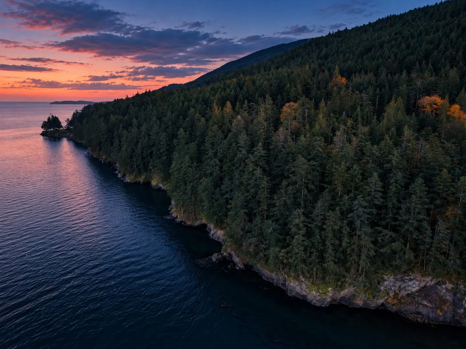 Land, Lummi Island